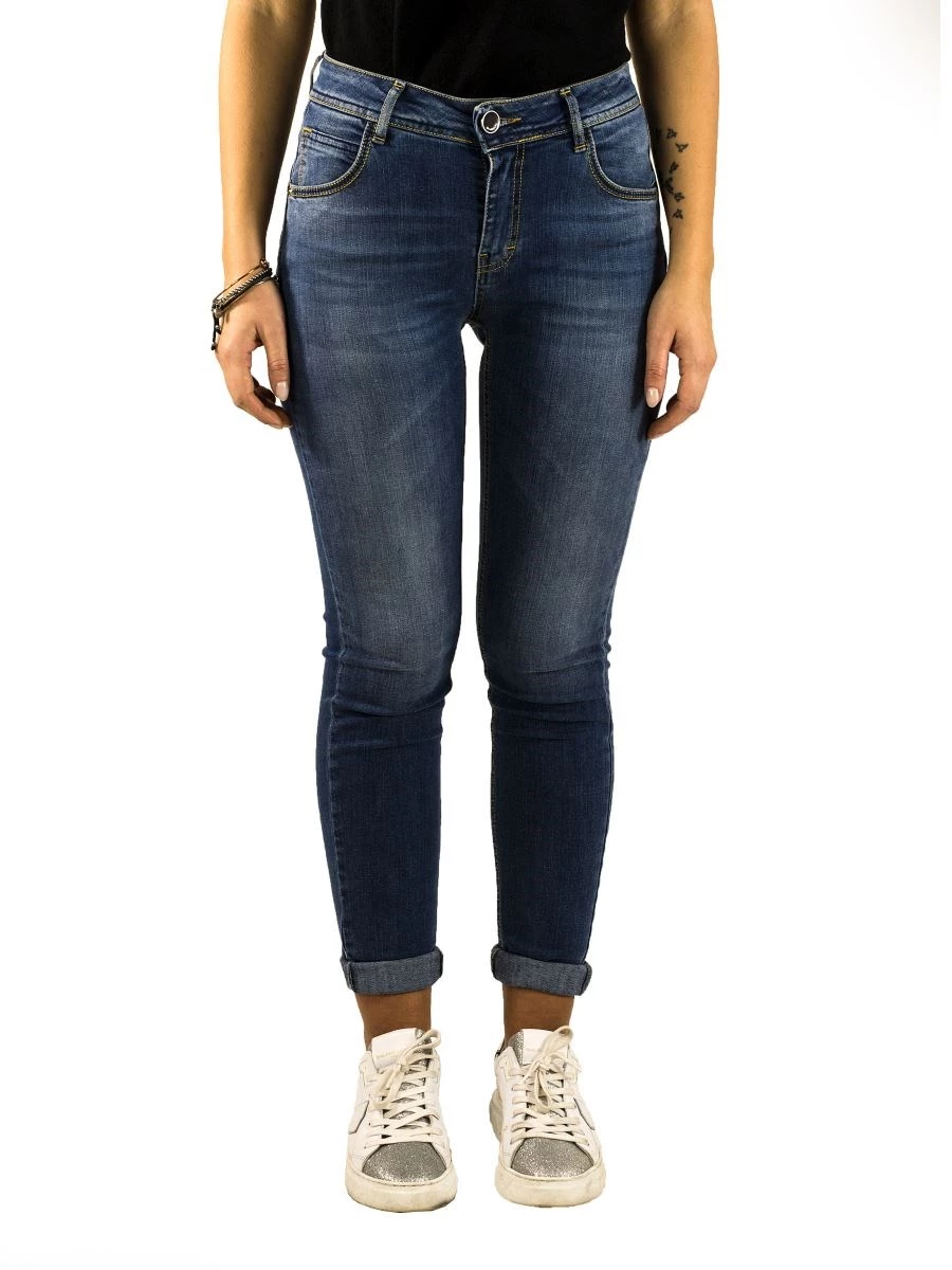 Jeans Donna Queguapa Stretch - Made in Italy