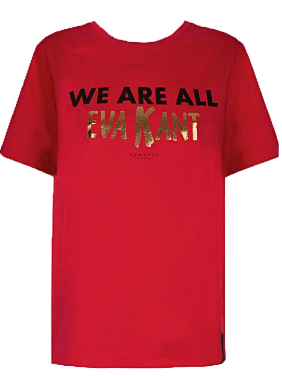 T-Shirt Donna M/C NENETTE We Are All EVA KANT