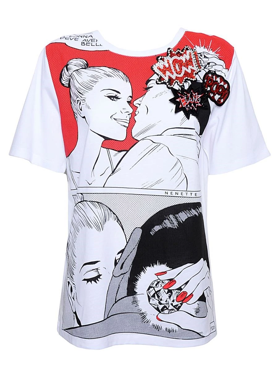 NENETTE T-Shirt Donna - EVA KANT - DIABOLIK  Art. Diamante