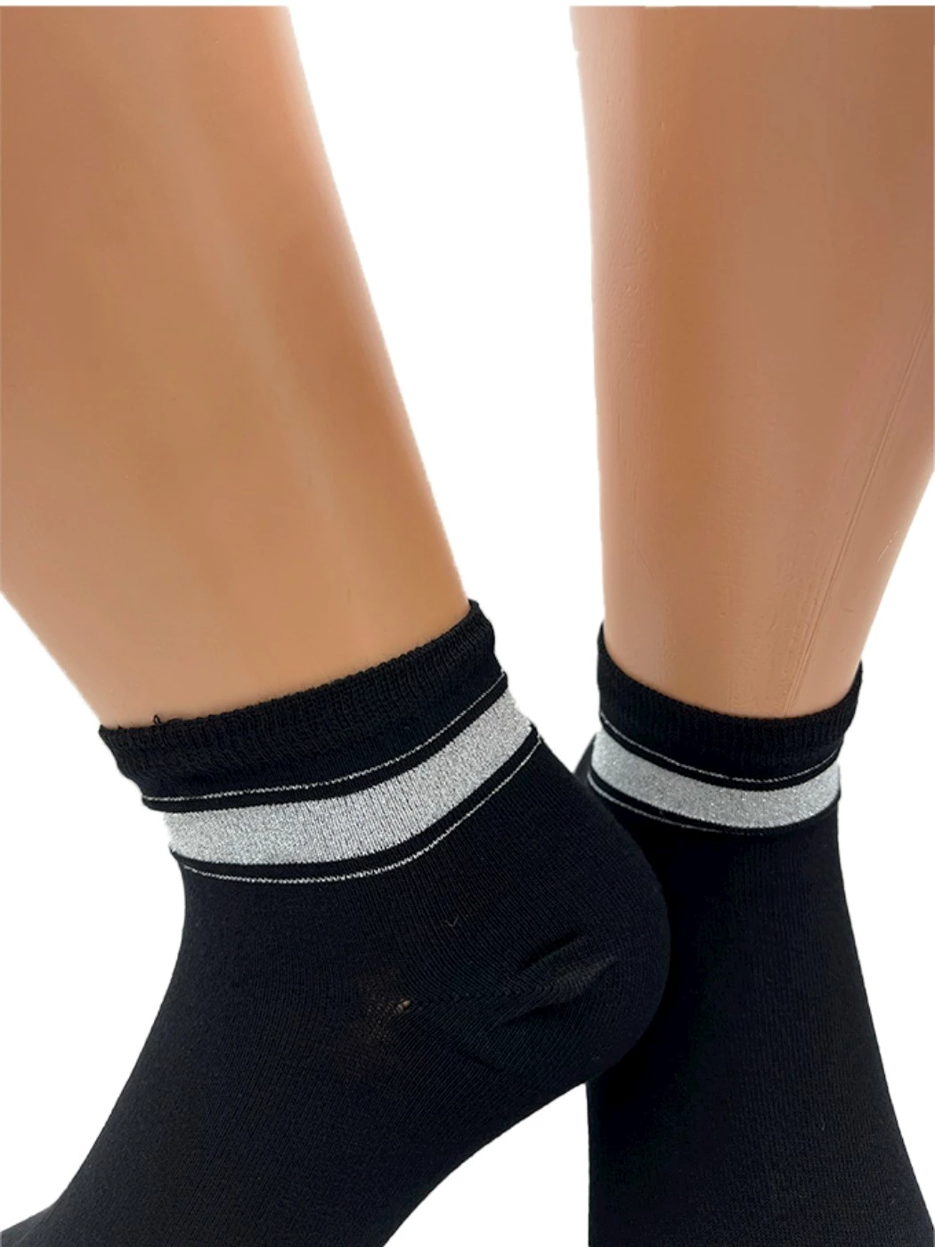 Calza Corto Caviglia in Cotone e Lurex DIANA-LUREXR