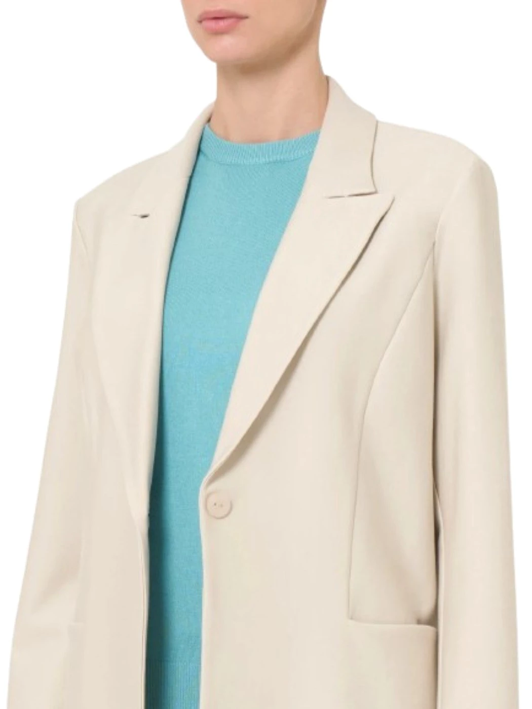 Blazer Over Collo a Lancia Donna DO24G9