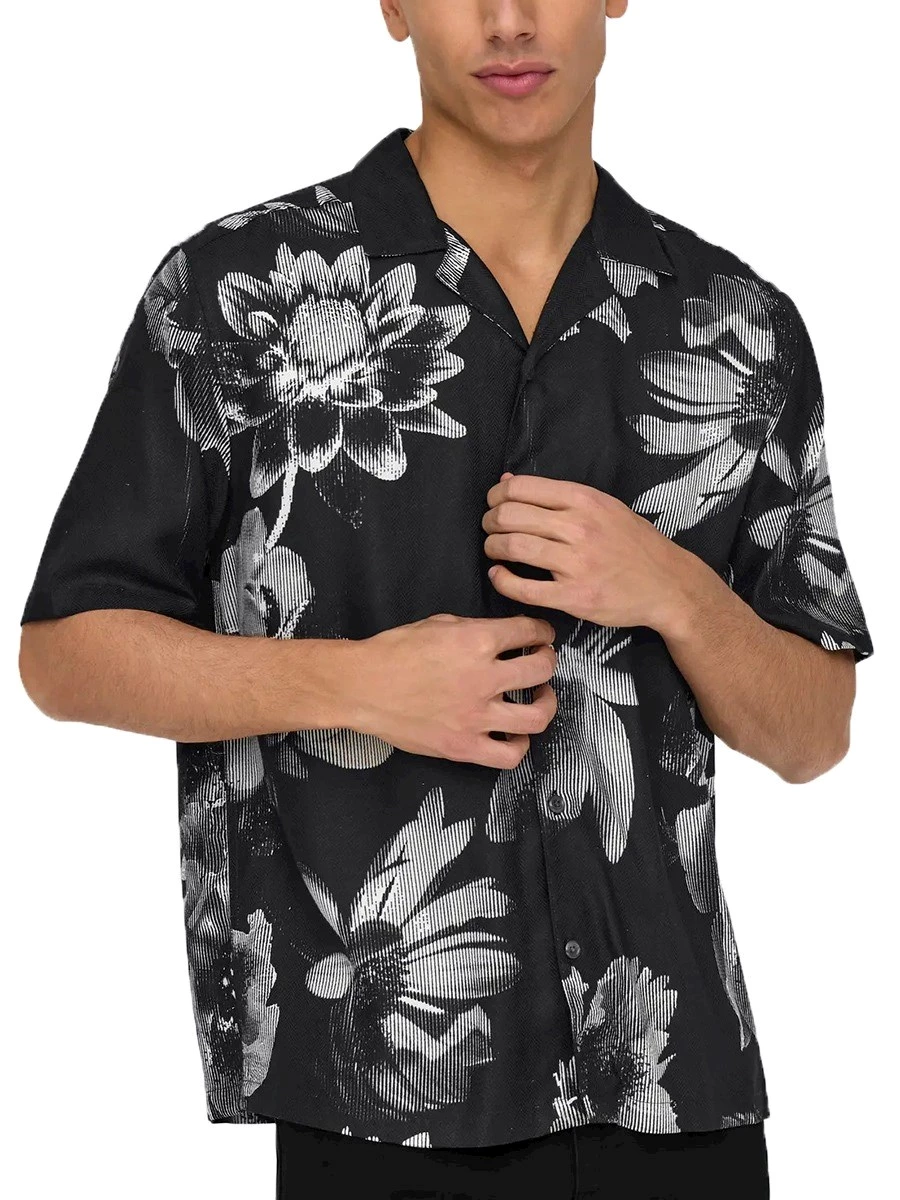 Camicia 22032640 ONSROCKET REG SS RESO Composition: 100% Viscose