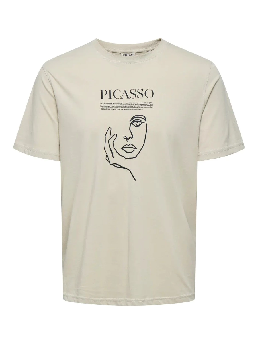 T-Shirt O&S 22035637 ONSART LIFE REG SS LIC TEE