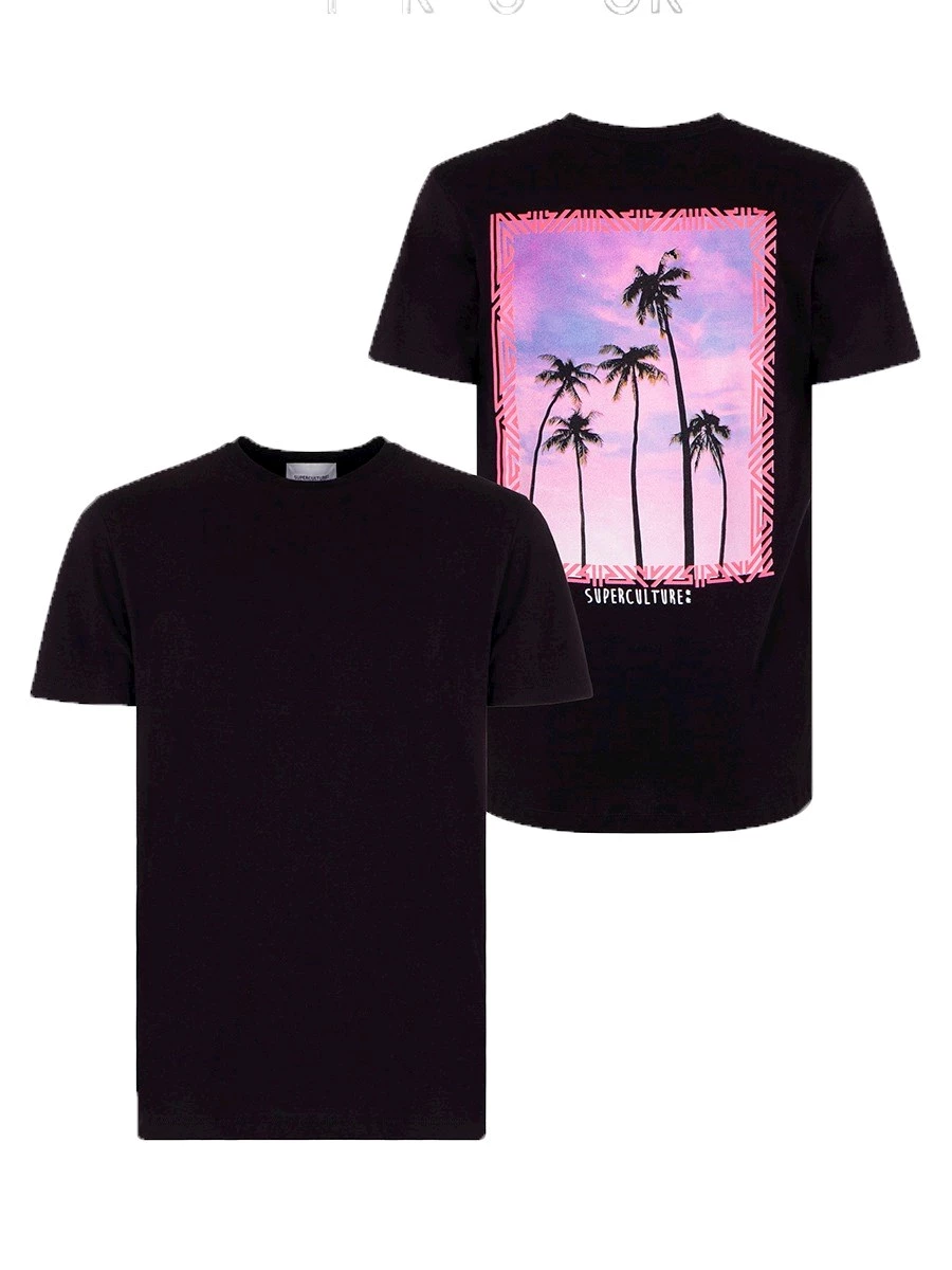 T-Shirt Superculture Clothing  A867  Puro Cotone