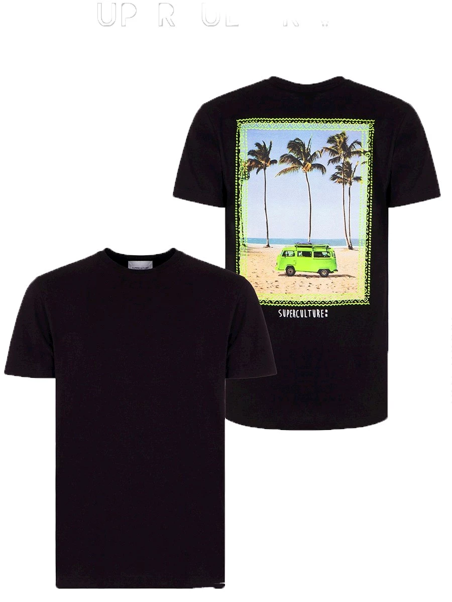 T-Shirt Superculture Clothing  A869  Puro Cotone