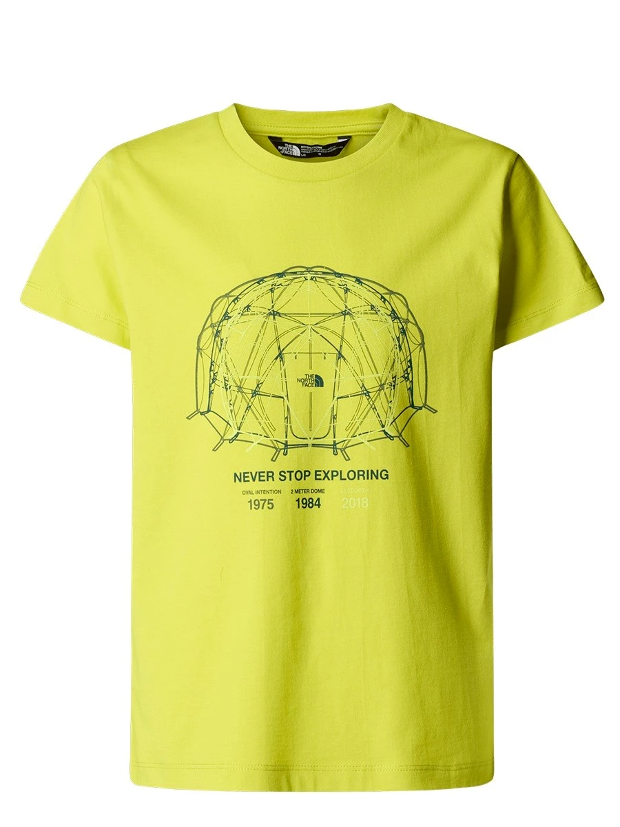 T-Shirt The North Face NF0A8AXGJE31 Boy&#39;s Graphic Relaxed S/S