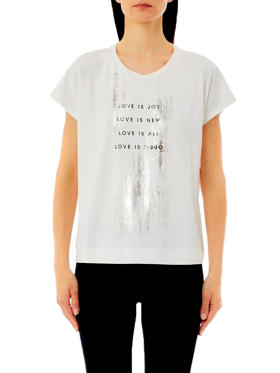T-Shirt Liu Jo TA5268-JS005-M9183 ECS T-SHIRT MODA M/C