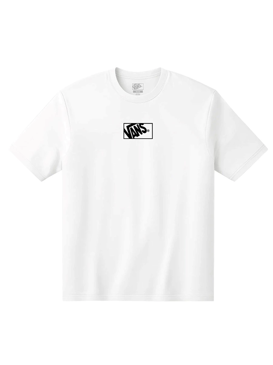 T-Shirt Vans VN000RBCWHT1 BY BLOCKED BOX SS TEE