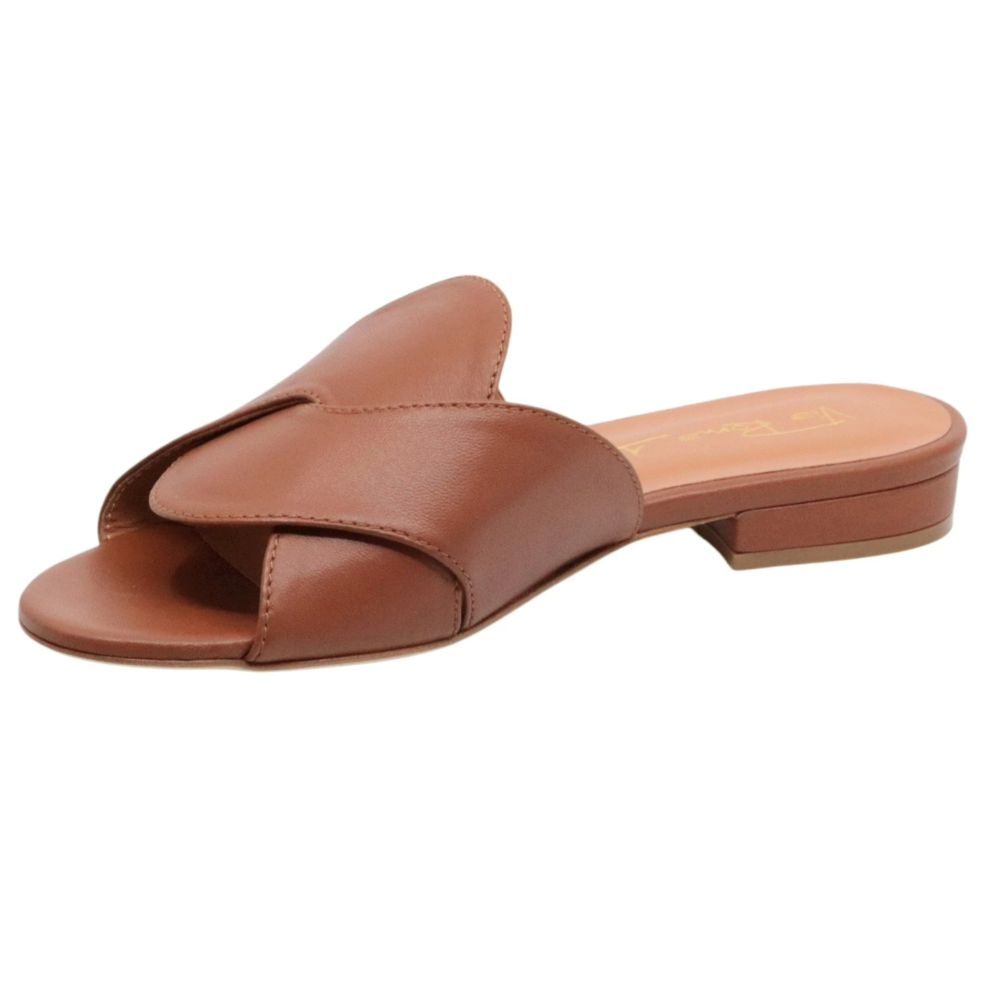 Sandalo donna Via Roma 15 4154 in pelle cuoio