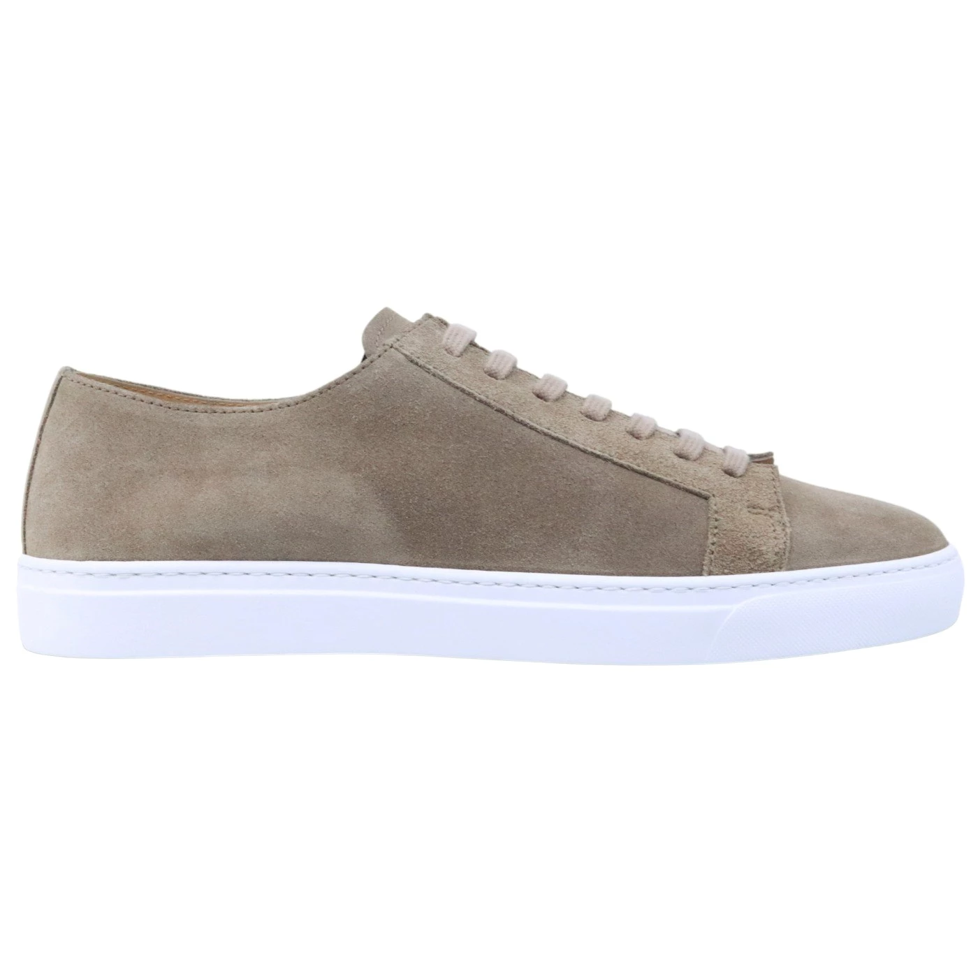 Sneaker uomo Rossano Bisconti 465-02 in camoscio taupe