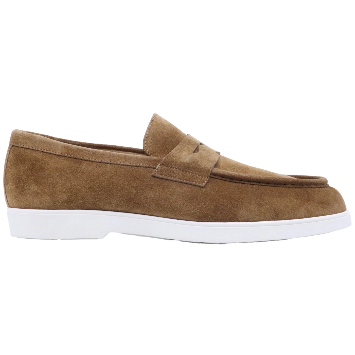 Mocassino uomo Rossano Bisconti 561 in camoscio sigaro