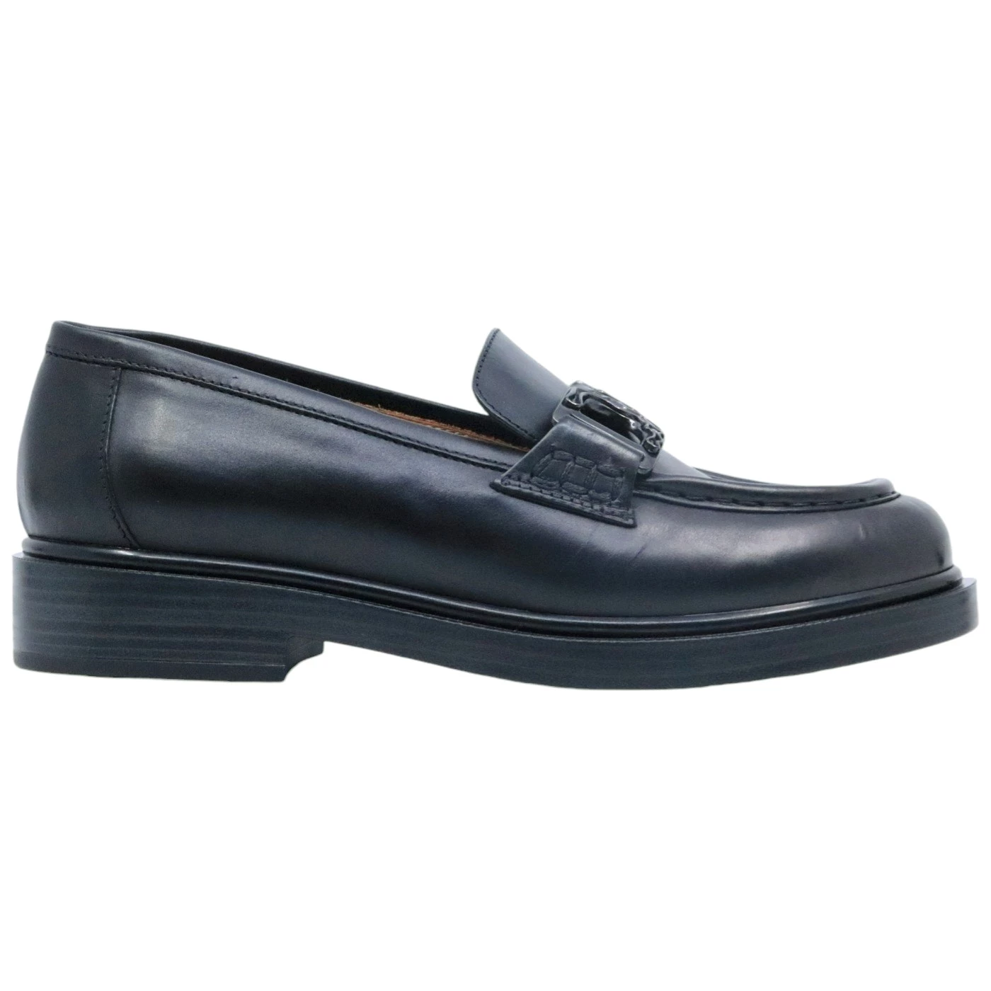 Mocassino donna Triver Flight 709 23 in pelle nera