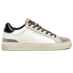 Crime London 11703 Blade sneaker uomo in pelle bianca