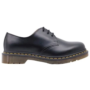 Scarpa Derby Dr. Martens 1461 Black Smooth in pelle nera