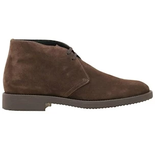 Antica Cuoieria 17671 polacchino uomo in camoscio marrone