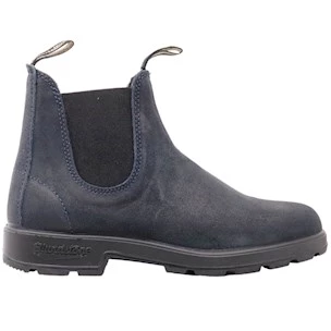 Blundstone 1912 chelsea boot in camoscio cerato blu