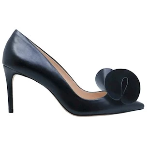 D&#233;collet&#233; donna Guilhermina 2011 in pelle nera
