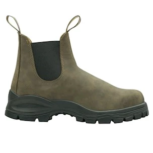 Blundstone 2239 lug boot uomo in pelle marrone rustico