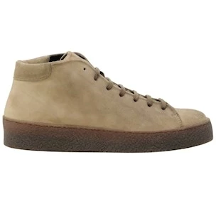 Pawelk's 25451 senaker da uomo in camoscio taupe