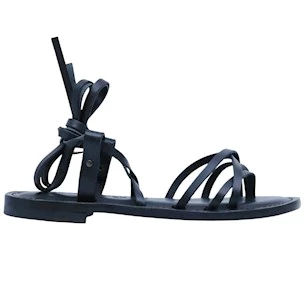 Sandalo donna L'angolo del cuoio Firenze 3000 in pelle nera