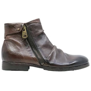 Stivaletti uomo AS98 Clash 401216 in pelle marrone