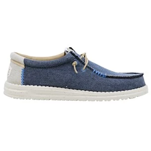 Hey Dude Wally Coastline Jute sneaker uomo in blu