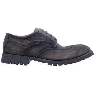Scarpa Derby imperiale uomo Crispiniano 481 grigia