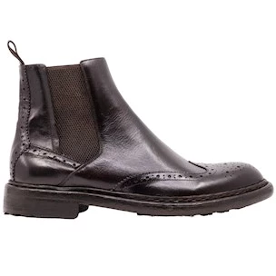 Chelsea Boot da uomo Crispiniano 483 in pelle marrone