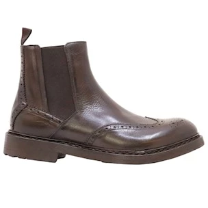 Crispiniano 483 chelsea boot uomo pelle marrone