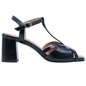 Sandalo con tacco Triver Flight 506 35 in pelle nera