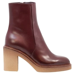 Triver Flight 527 stivaletto donna in pelle rosso rubino