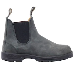 Blundstone 587 chelsea boot unisex in pelle nera sfumata