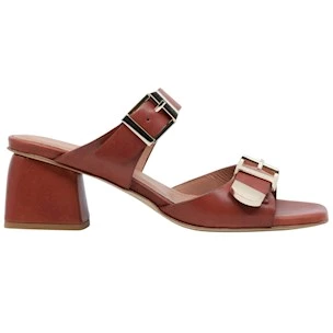 Sandalo con tacco Triver Flight 601 19 in pelle rosso siena