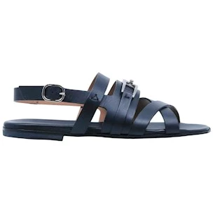 Sandalo donna Triver Flight 606 04 in pelle nera