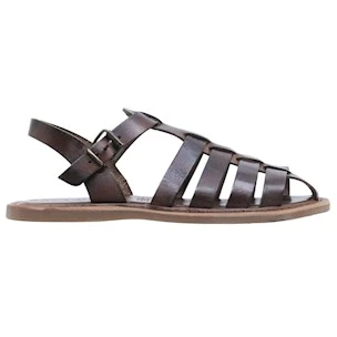 Sandalo uomo L'angolo del cuoio Firenze 7090 in pelle marrone