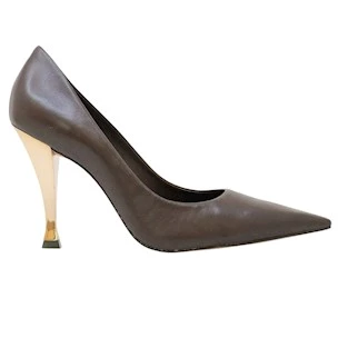 Carrano 873002 décolleté donna in pelle marrone