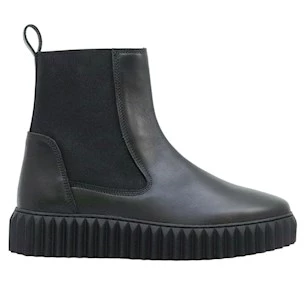 Voile Blanche Beth stivaletto donna in pelle nera