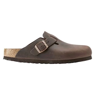 Birkenstock Boston in pelle oiled habana