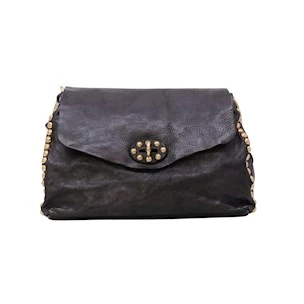 Campomaggi C042250 borsa tracolla donna in pelle nera