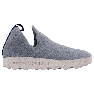 Scarpa donna Asportuguesas City in lana grigia e sughero