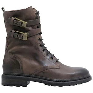 Stivaletto donna The Seller GD731 in pelle marrone