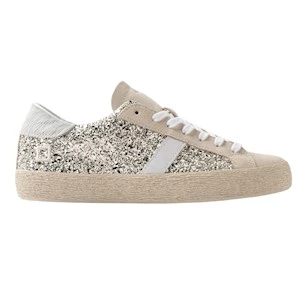 DATE Hill Low Glitter Platinum HL GL PL sneaker donna