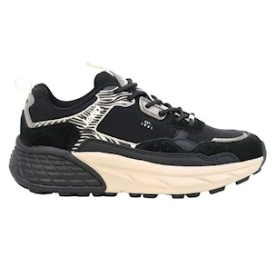 Jeep Footwear Groove sneaker donna in tessuto nero
