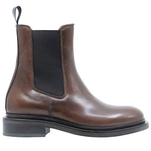 Chelsea Mjus L58201 da donna in pelle marrone