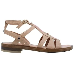 Sandalo basso Mjus Cagliari L80004 in pelle color carne
