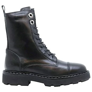 MJUS L88208 stivaletto donna in pelle nera