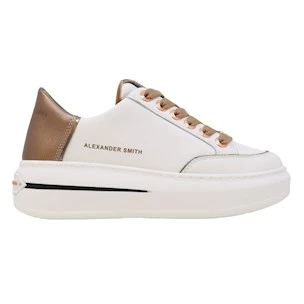 Sneaker donna Alexander Smith Lancaster in pelle bianca