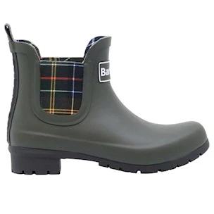 Barbour Kingham LRF0088 wellington donna in gomma verde oliva