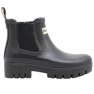 Barbour Halton LRF0100 tronchetto donna in gomma nera