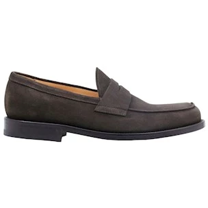Mocassino uomo Mille 885 Milano in camoscio marrone